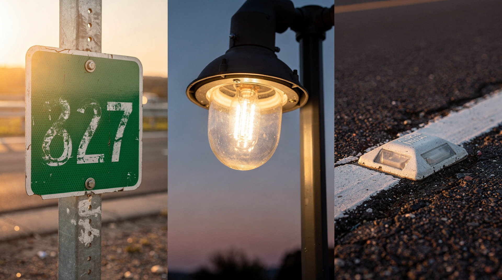 Corridor units mounted on mile markers, light poles, and standalone beacons